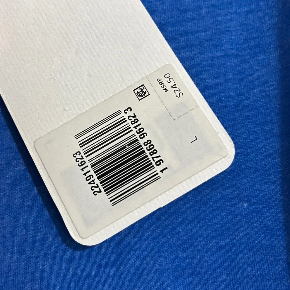 Levi's Men's Light Blue Circle Stamp Graphic T Shirt Sz-L